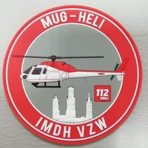 IMDH - badge PVC Skyline Brugge